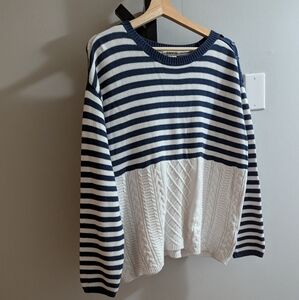 Orvis cotton sweater size large